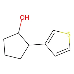 3-(2-Hydroxycyclopentyl)-thiophene structure