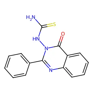 (4-Oxo-2-phenylquinazolin-3-yl)thiourea structure