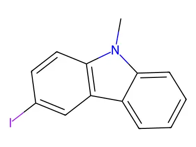 9H-Carbazole, 3-iodo-9-methyl- structure