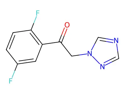 1-(2,4-Difluorophenyl)-2-(1H-1,2,4-triazol-1-yl)ethanone structure