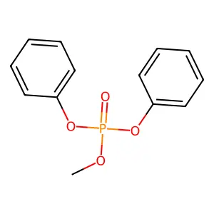 Methyl diphenyl phosphate structure