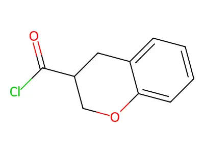 Chroman-3-carbonyl chloride structure