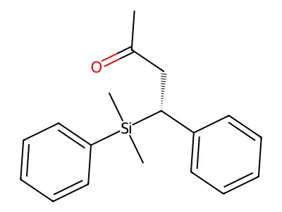 2-Butanone, 4-(dimethylphenylsilyl)-4-phenyl- structure