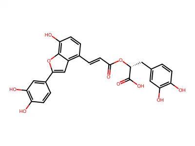 Salvianolic acid C [M+H]+ structure