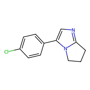 3-(4-chlorophenyl)-6,7-dihydro-5H-pyrrolo[1,2-a]imidazole structure