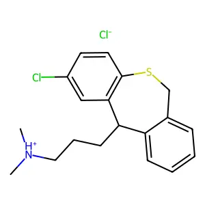 C19H22ClNS.ClH structure