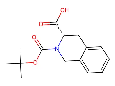 2-[(Tert-butoxy)carbonyl]-1,2,3,4-tetrahydroisoquinoline-3-carboxylic acid structure