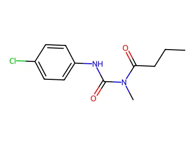 1-Butyryl-3-(4-chlorophenyl)-1-methylurea structure
