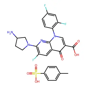 Tosufloxacin Tosylate structure