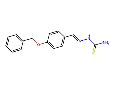 4-(Benzyloxy)benzaldehyde thiosemicarbazone structure