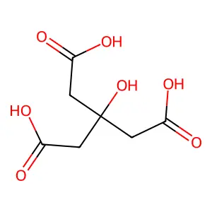 3-(羧甲基)-3-羟基戊二酸 structure