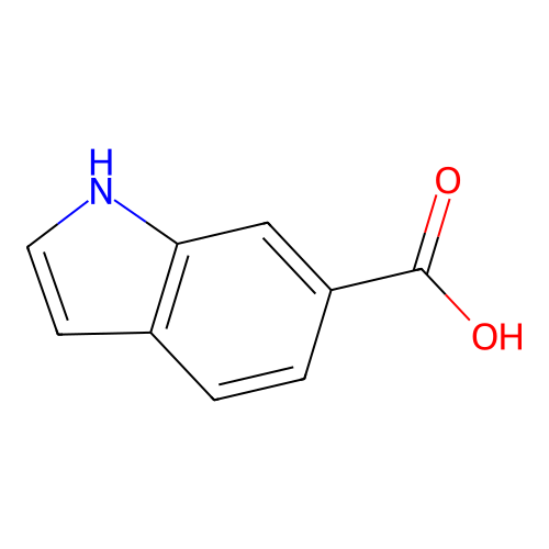1H-吲哚-6-甲酸 structure
