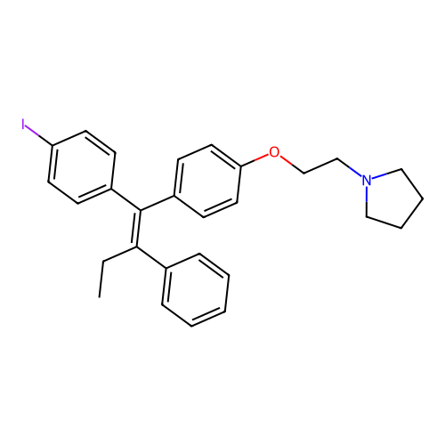 Idoxifene structure