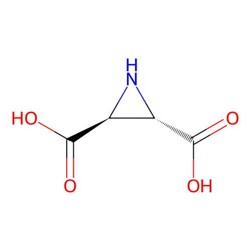 2,3-Dicarboxyaziridine structure
