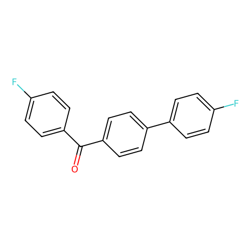 (4-Fluorophenyl)-[4-(4-fluorophenyl)phenyl]methanone structure