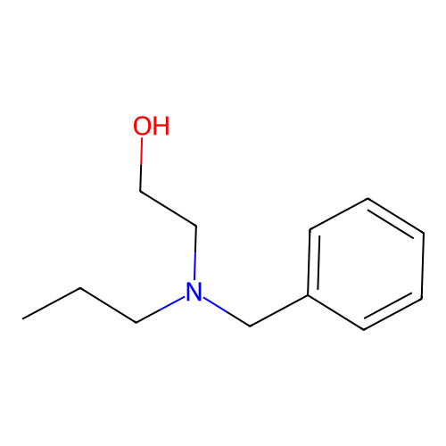 2-[Benzyl(propyl)amino]ethanol structure