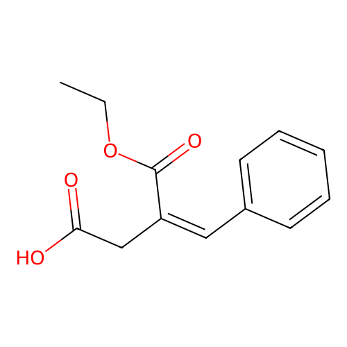 3-(Ethoxycarbonyl)-4-phenylbut-3-enoic acid structure
