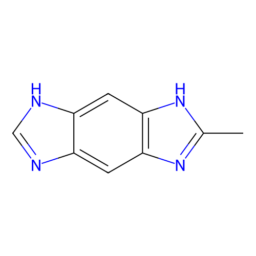 2-Methyl-3,5-dihydroimidazo[4,5-f]benzimidazole structure