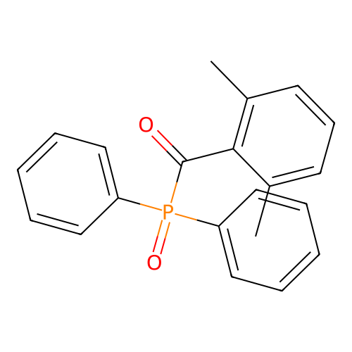 Phosphine oxide, (2,6-dimethylbenzoyl)diphenyl- structure