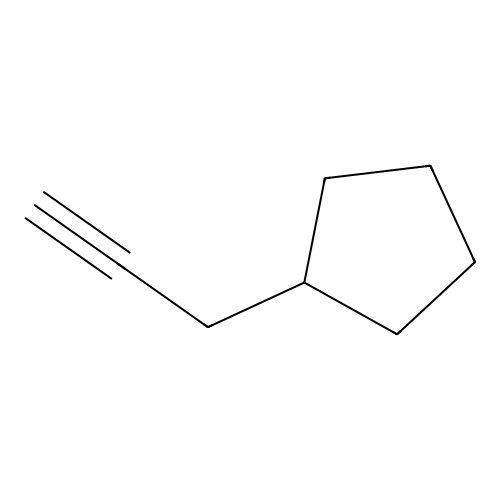 (Prop-2-yn-1-yl)cyclopentane structure