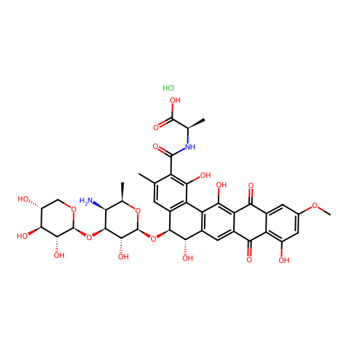 Benanomicin B hydrochloride structure