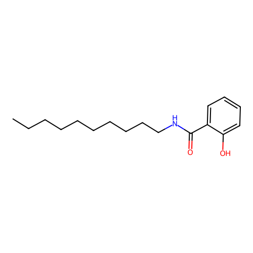 Benzamide, N-decyl-2-hydroxy- structure