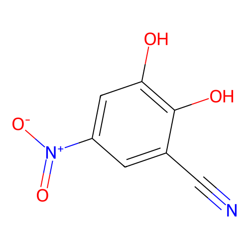 Benzonitrile, 2,3-dihydroxy-5-nitro- structure