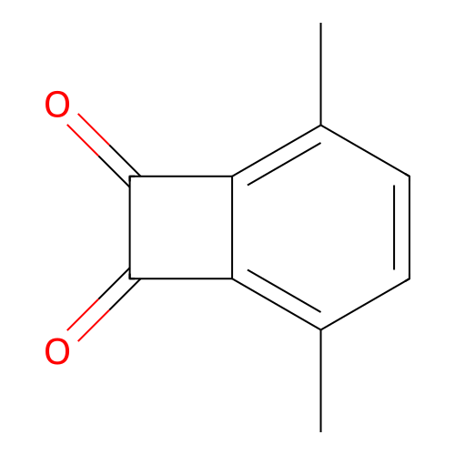 2,5-Dimethylbicyclo[4.2.0]octa-1,3,5-triene-7,8-dione structure
