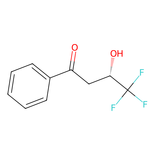 (S)-beta-Hydroxy-gamma,gamma,gamma-trifluorobutyrophenone structure