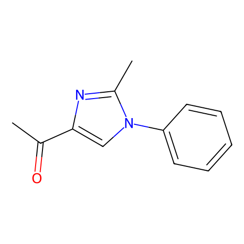 1-(2-Methyl-1-phenylimidazol-4-yl)ethanone structure