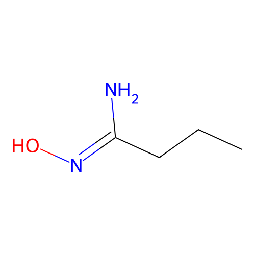N'-hydroxybutanimidamide structure
