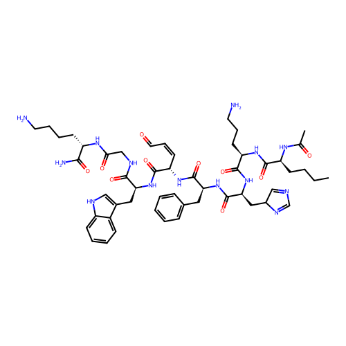 alpha-Msh (4-11)NH2, Ac-nle(4)-orn(5)-glu(8)- structure