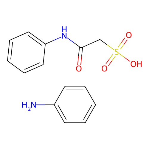Aniline;2-anilino-2-oxoethanesulfonic acid structure