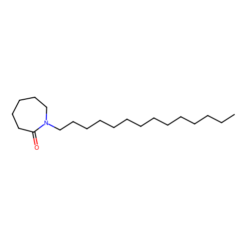 2H-Azepin-2-one, hexahydro-1-tetradecyl- structure