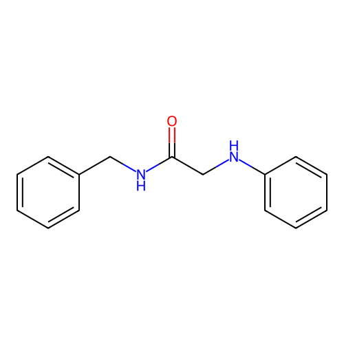 N-苄基苯基甘氨酰胺 structure