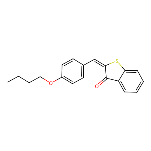 2-(4-Butoxy-benzylidene)-benzo[b]thiophen-3-one structure