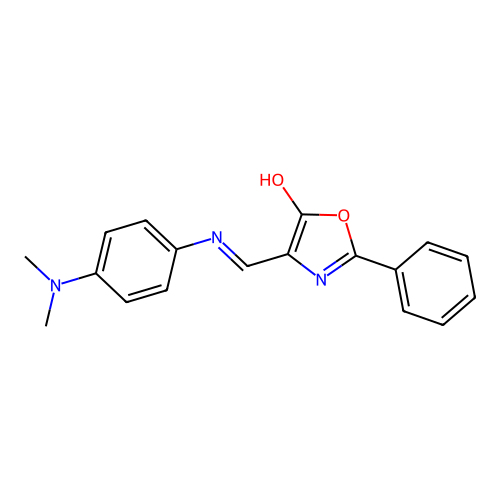 (4Z)-4-[[4-(dimethylamino)anilino]methylidene]-2-phenyl-1,3-oxazol-5-one structure