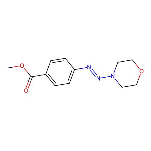 Methyl 4-(morpholin-4-yldiazenyl)benzoate structure