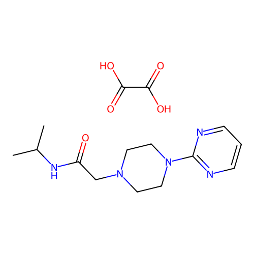 N-Isopropyl-2-(4-pyrimidin-2-yl-piperazin-1-yl)-acetamide structure