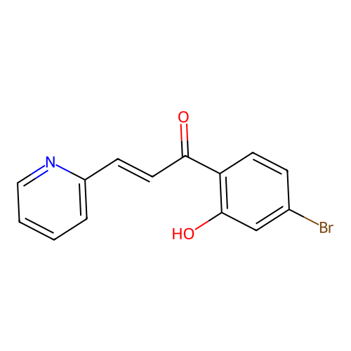 1-(4-Bromo-2-hydroxyphenyl)-3-pyridin-2-ylprop-2-en-1-one structure