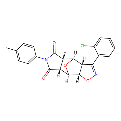 C22H17ClN2O4 structure