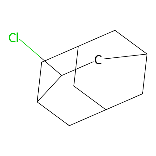 4-Chlorotricyclo[4.3.1.1~3,8~]undecane structure