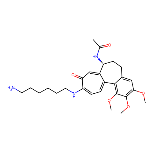 Colchicine, derivative of structure