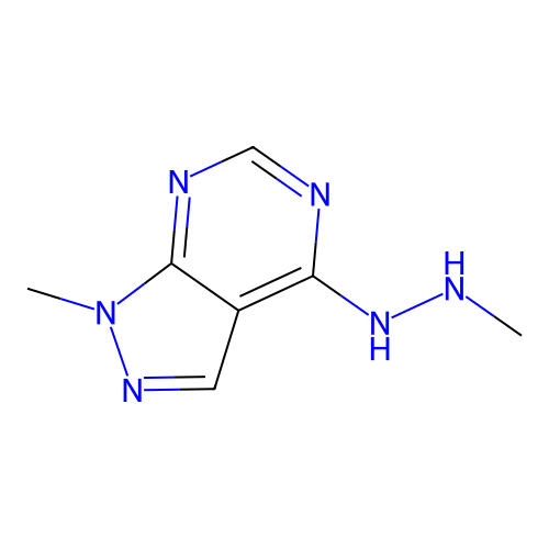 1-Methyl-2-(1-methylpyrazolo[3,4-d]pyrimidin-4-yl)hydrazine structure