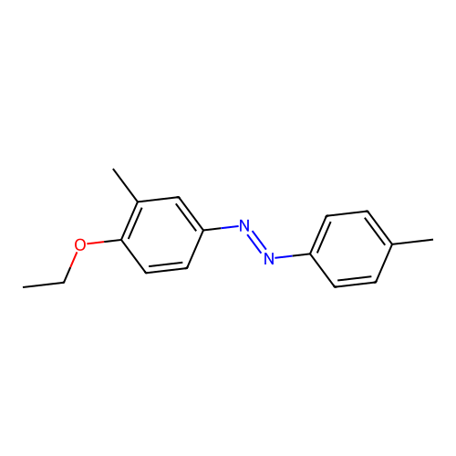 (E)-1-(4-ethoxy-3-methylphenyl)-2-(4-methylphenyl)diazene structure