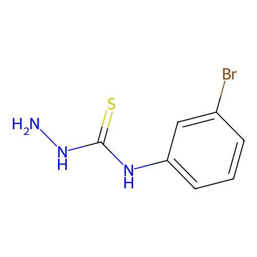 N-(3-bromophenyl)hydrazinecarbothioamide structure