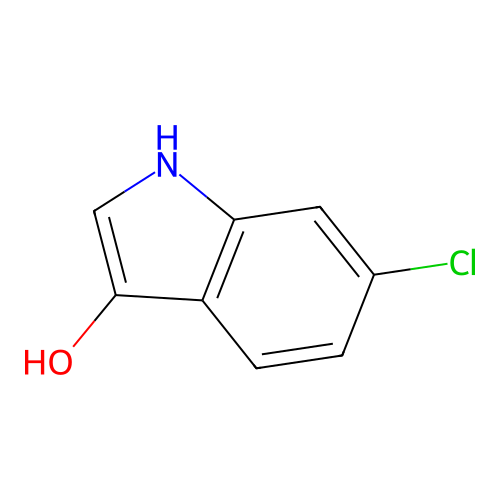 6-chloro-1H-indol-3-ol structure