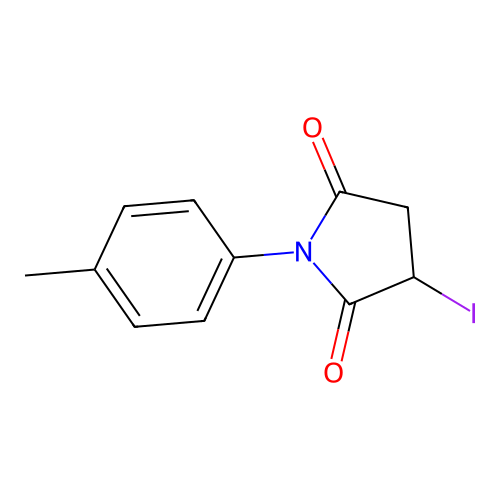 3-Iodo-1-(p-tolyl)pyrrolidine-2,5-dione structure