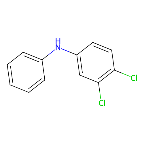 3,4-dichloro-N-phenylaniline structure