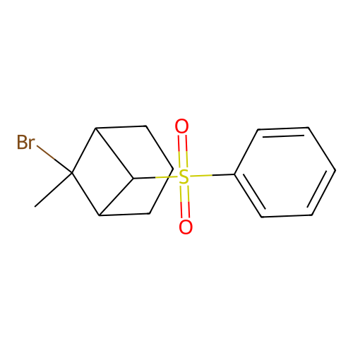 6-Bromo-6-methyl-7-(phenylsulfonyl)bicyclo[3.1.1]heptane structure